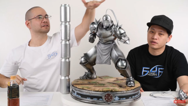 Fullmetal Alchemist Alphonse Statue Can Comparison Height