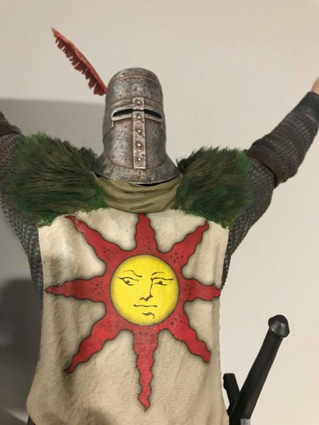 Solaire Dark Souls First 4 Figures Statue Close-Up