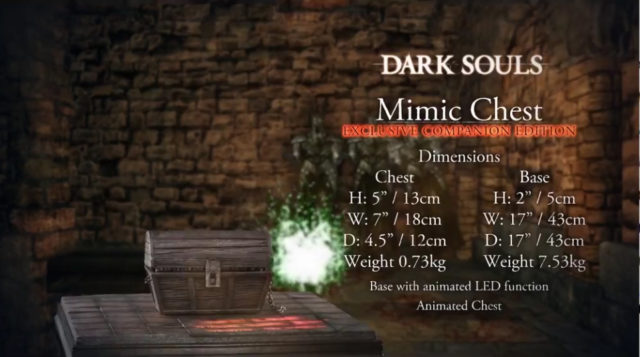 Dark Souls Mimic Chest Companion Piece Specs