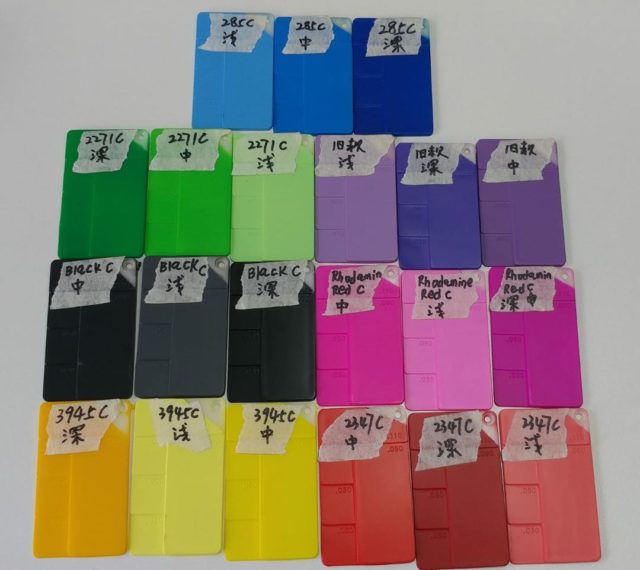Test Colors for the F4F Spyro Rainbow PVC Variants