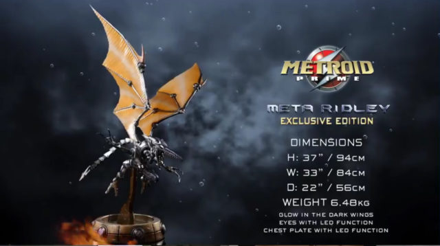 F4F Meta Ridley EX Statue Dimensions