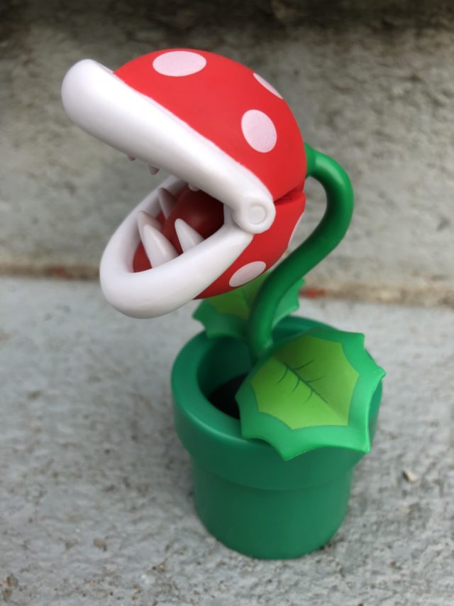 Side View of 4" World of Nintendo Piranha Plant Figure