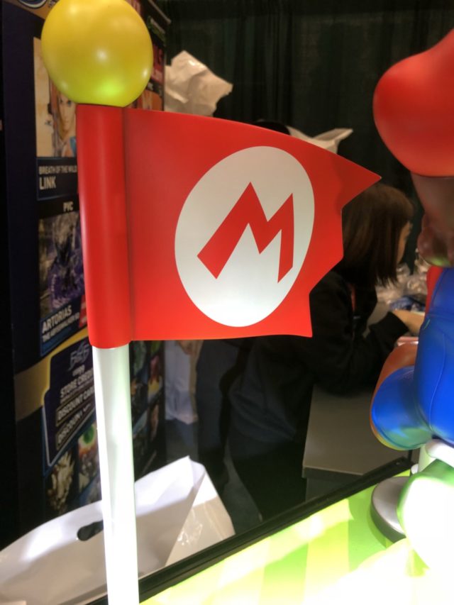 Mario on Yoshi F4F Statue Mario Flag