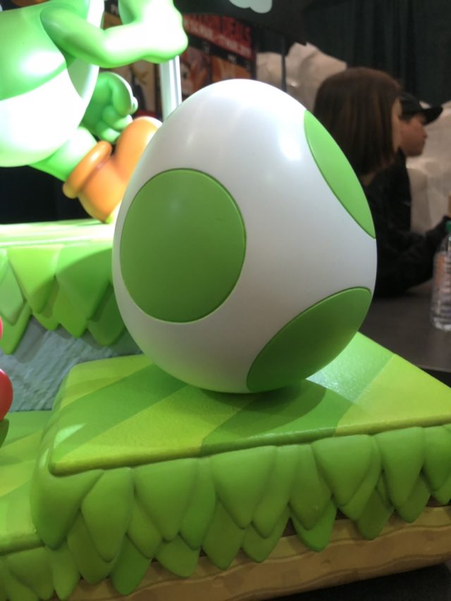 2019 ECCC Nintendo Mario on Yoshi Statue Yoshi Egg