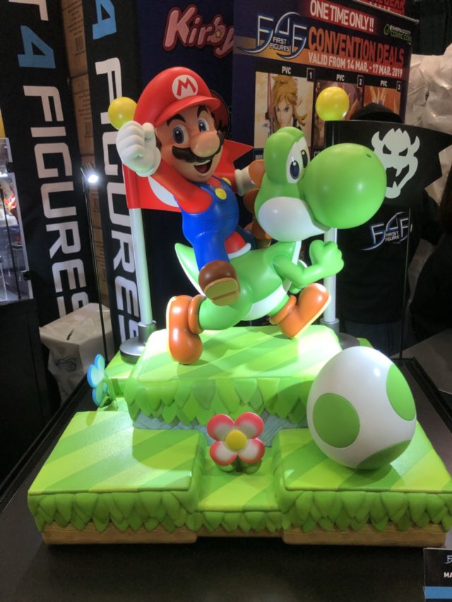 Mario on Yoshi Definitive Edition Statue Hi-Res Photos ECCC 2019