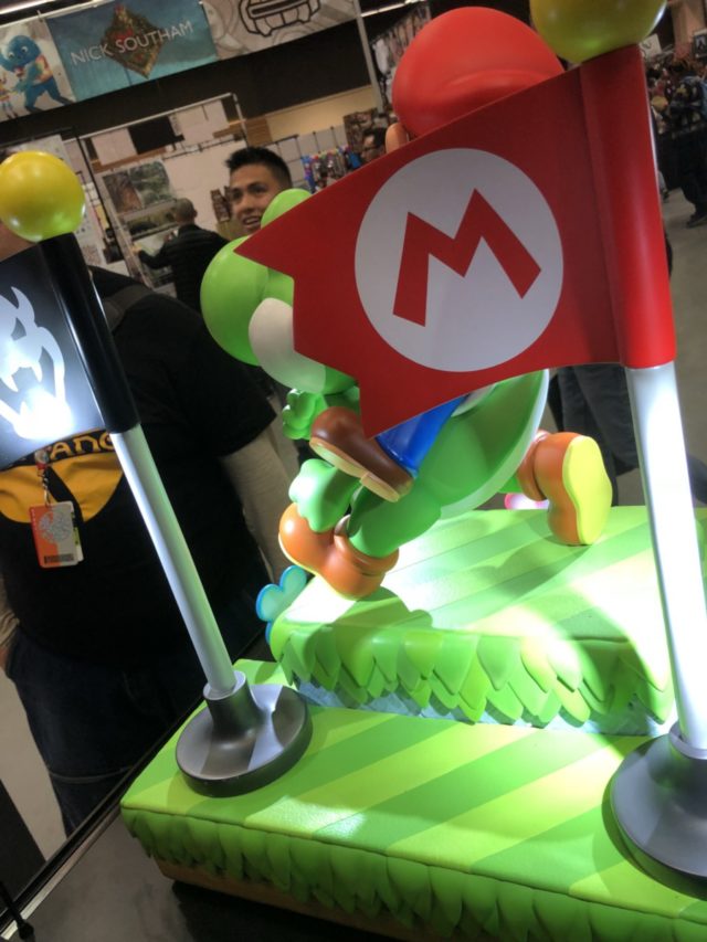 Back View of Mario & Yoshi ECCC 2019 Comic Con Statue Figure