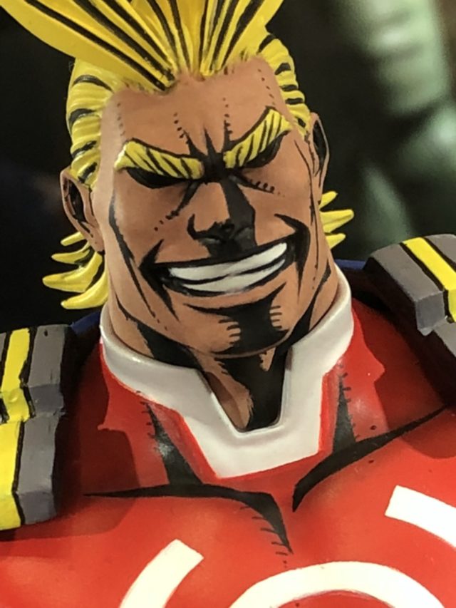 First 4 Figures All Might Silver Age Close-Up of Head