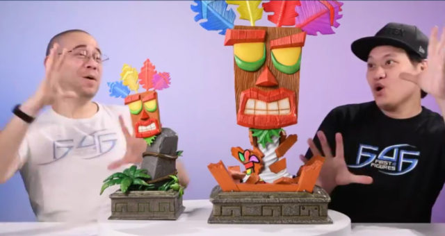 Comparison of Life Size and Mini Aku Aku Masks