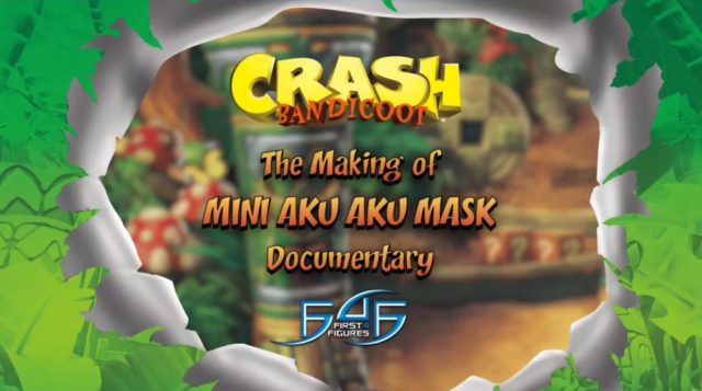 The Making of Mini Aku Aku Masks Documentary Title Screen