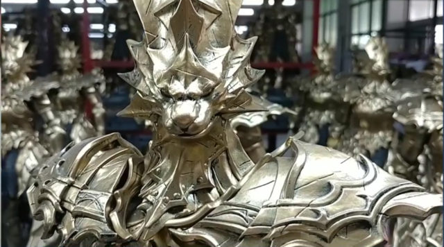 Close-Up of Ornstein Dark Souls Statue Factory Photo