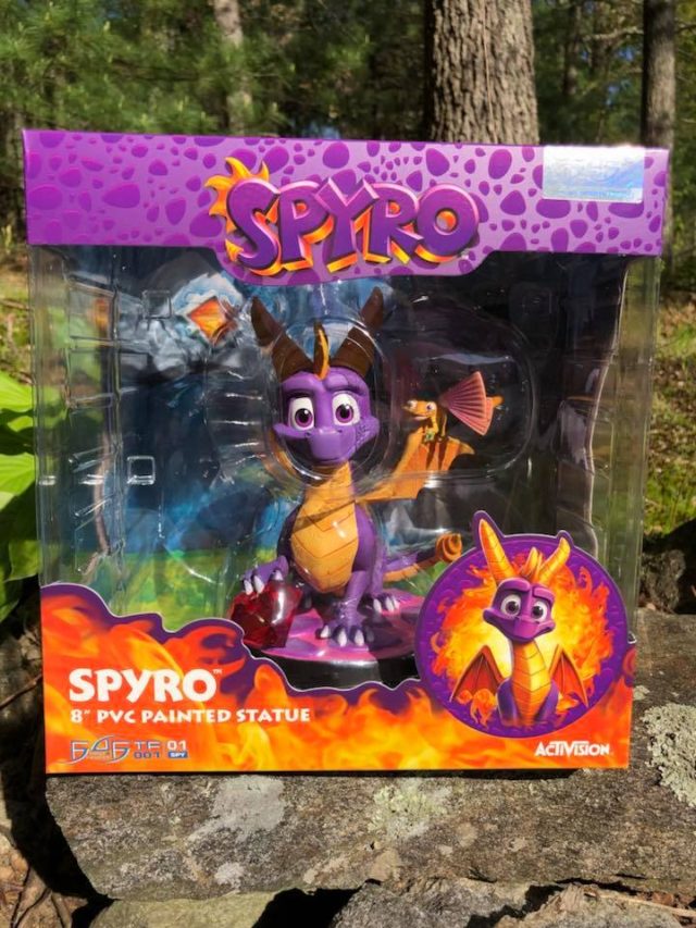 Spyro and Sparx PVC Figure Statue Packaged Review