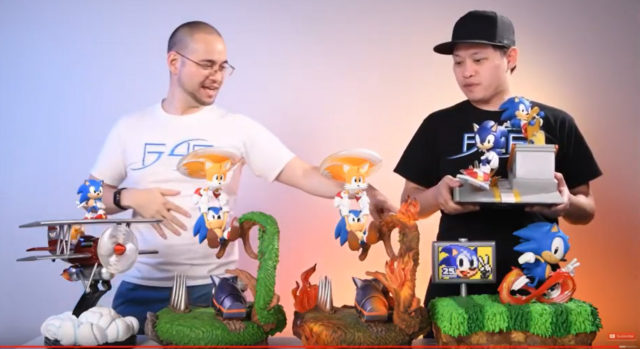 First 4 Figures Sonic Diorama Series All Together