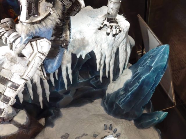 Snow and Ice Base Detail on Gears 5 Statue