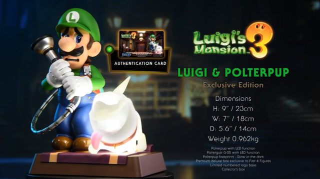 Exclusive Edition Luigi's Mansion Statue