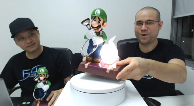 Light-Up Polterpup on Luigi's Mansion 3 Collector's Edition Statue