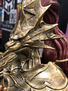 Close-Up of F4F Ornstein Statue Dark Souls